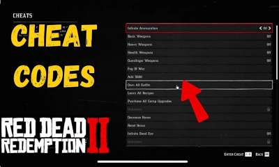 Mã cheat code Red Dead Redemption 2 và hướng dẫn dùng