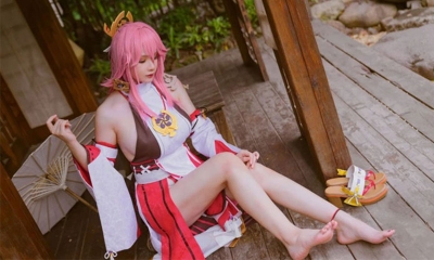 Bộ ảnh Cosplay Yae Miko Genshin Impact đẹp xuất sắc